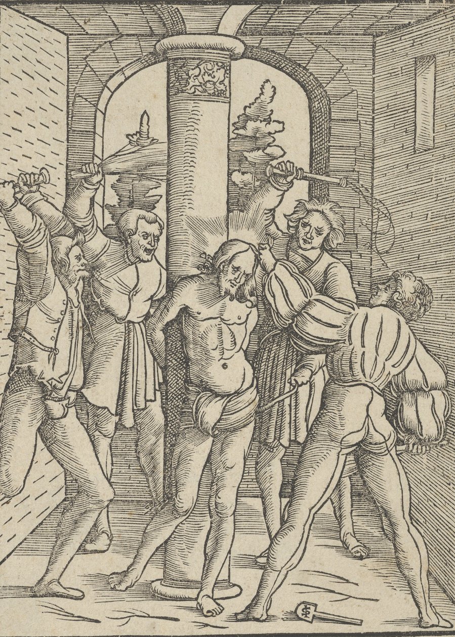 Christ Scourged, from The Doctrine, Life, and Passion of Jesus Christ by Hans Schäufelein the Elder