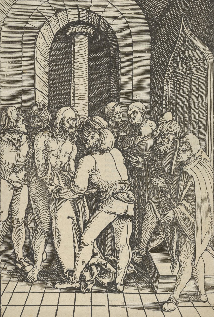 Christ Stripped, from Speculum passionis domini nostri Ihesu Christi, 1507 by Hans Schäufelein the Elder