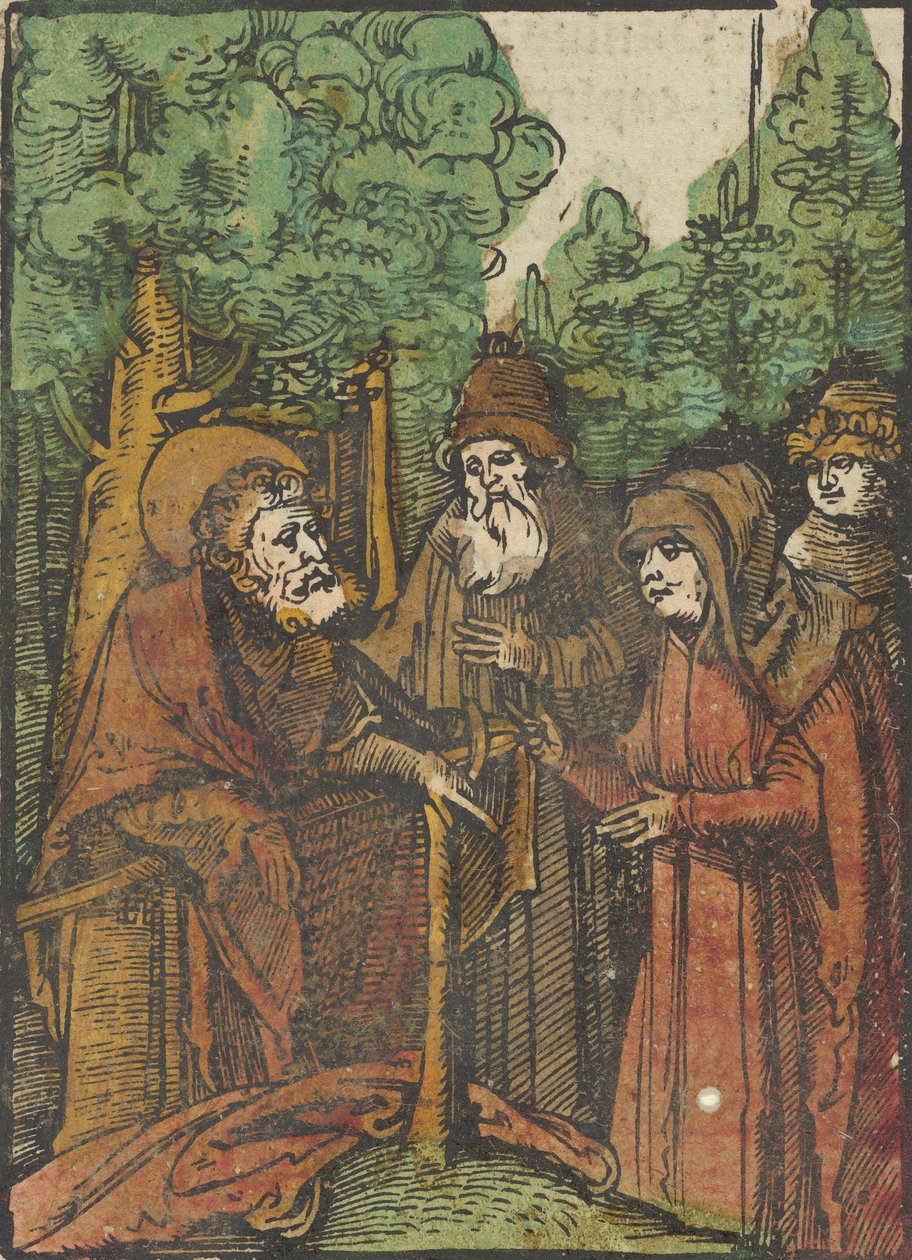 St. John the Baptist Preaching, from Das Plenarium, 1517 by Hans Schäufelein the Elder