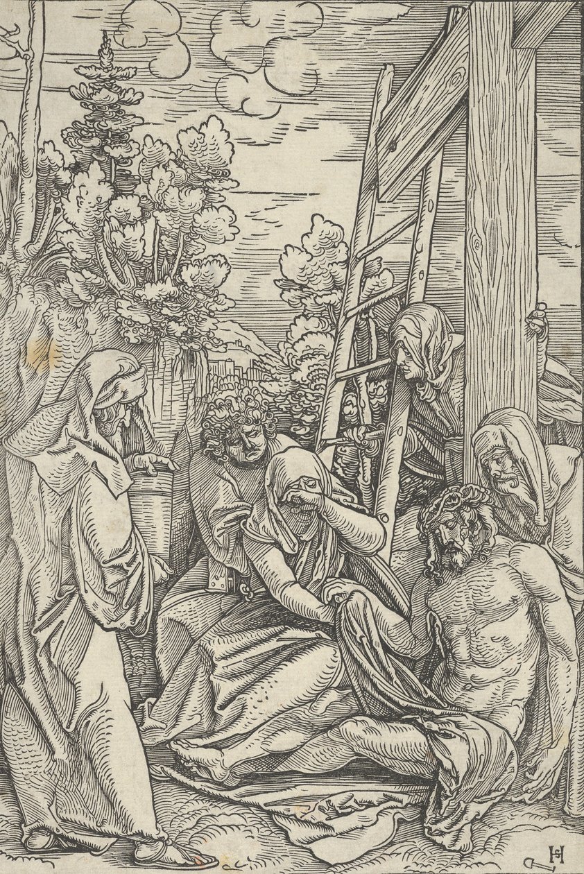 The Lamentation, from The Life of Christ by Hans Schäufelein the Elder