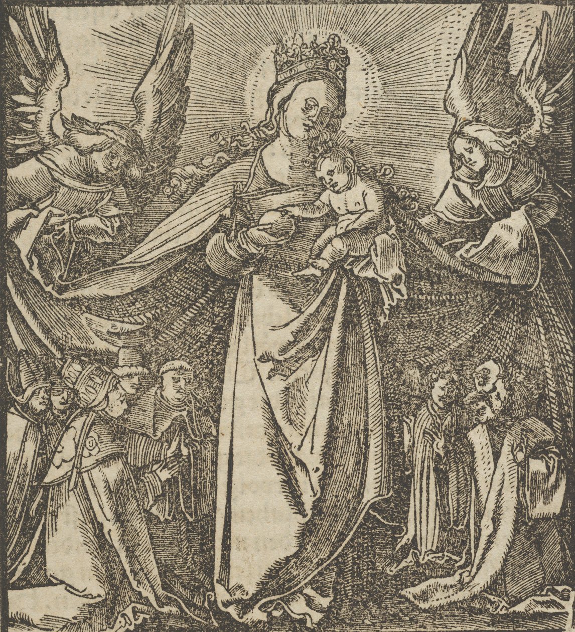 The Madonna of Mercy by Hans Schäufelein the Elder