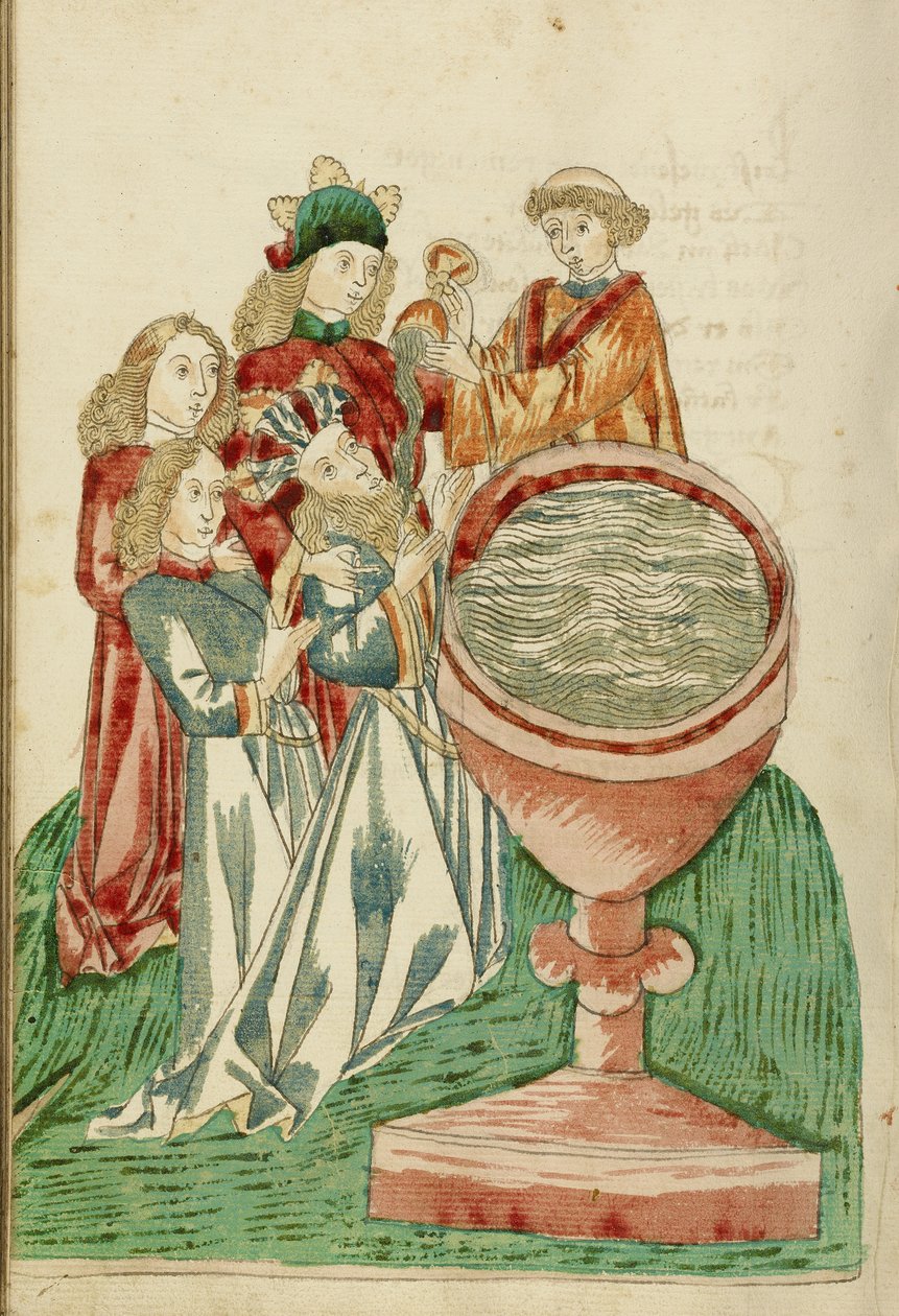 Baptism of King Avenir by Hans Schilling