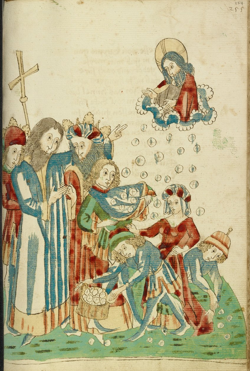 King Avenir, Josaphat, and Nachor Behold How Manna Fell in the Desert by Hans Schilling
