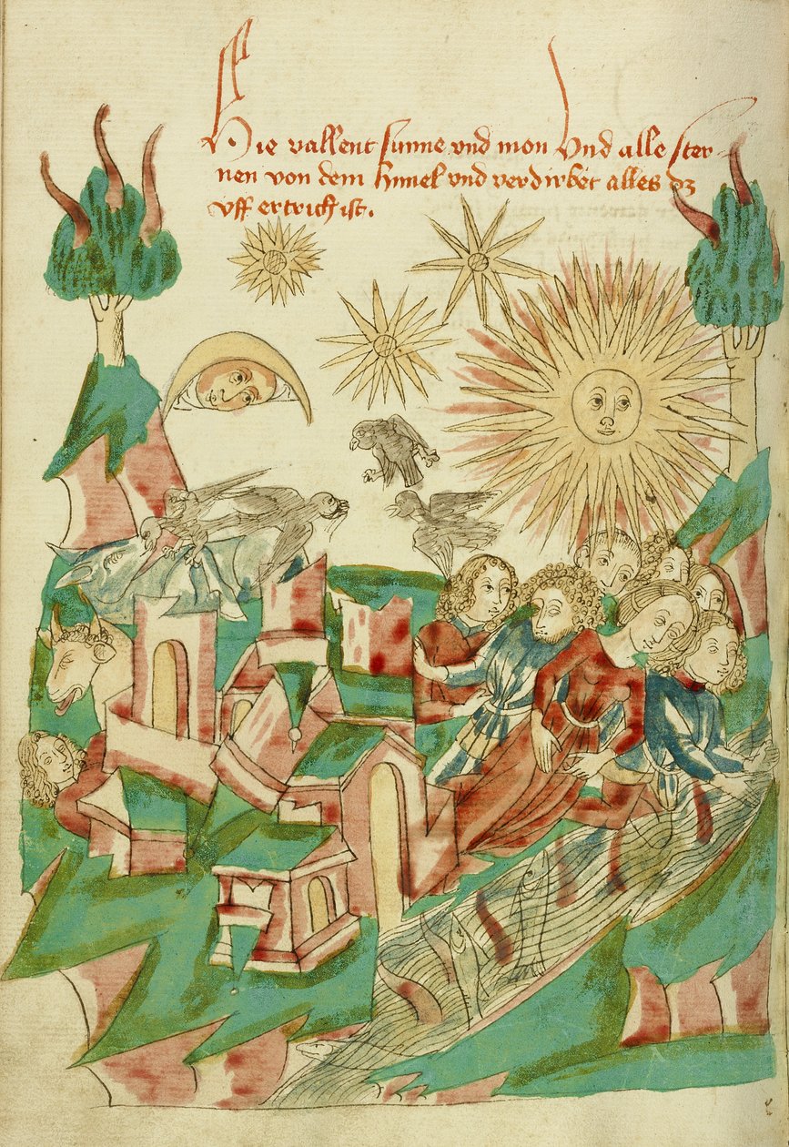 The End of the World Ms Ludwig XV 9 fol. 95v, 1469 by Hans Schilling