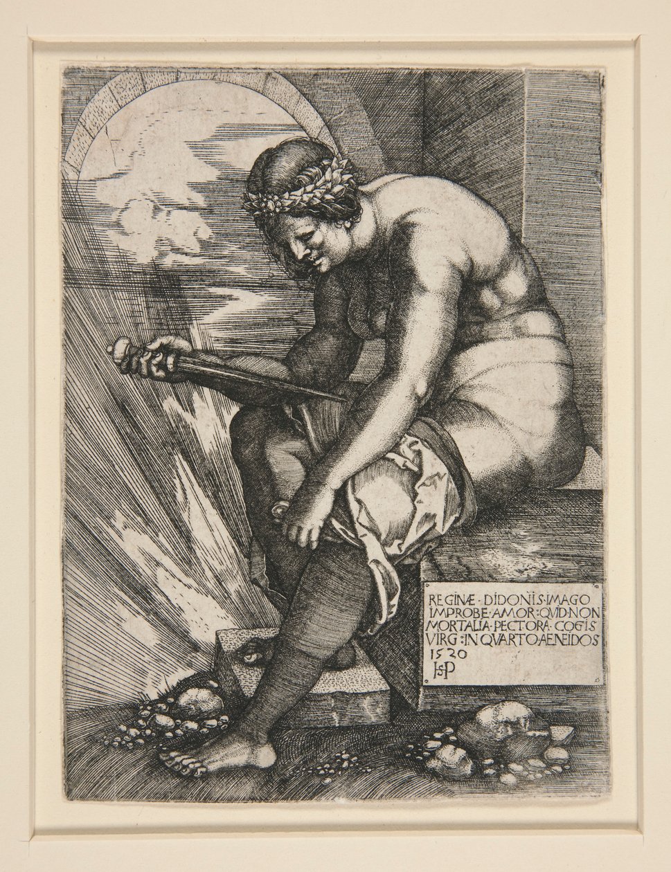 Dido by Hans Sebald Beham