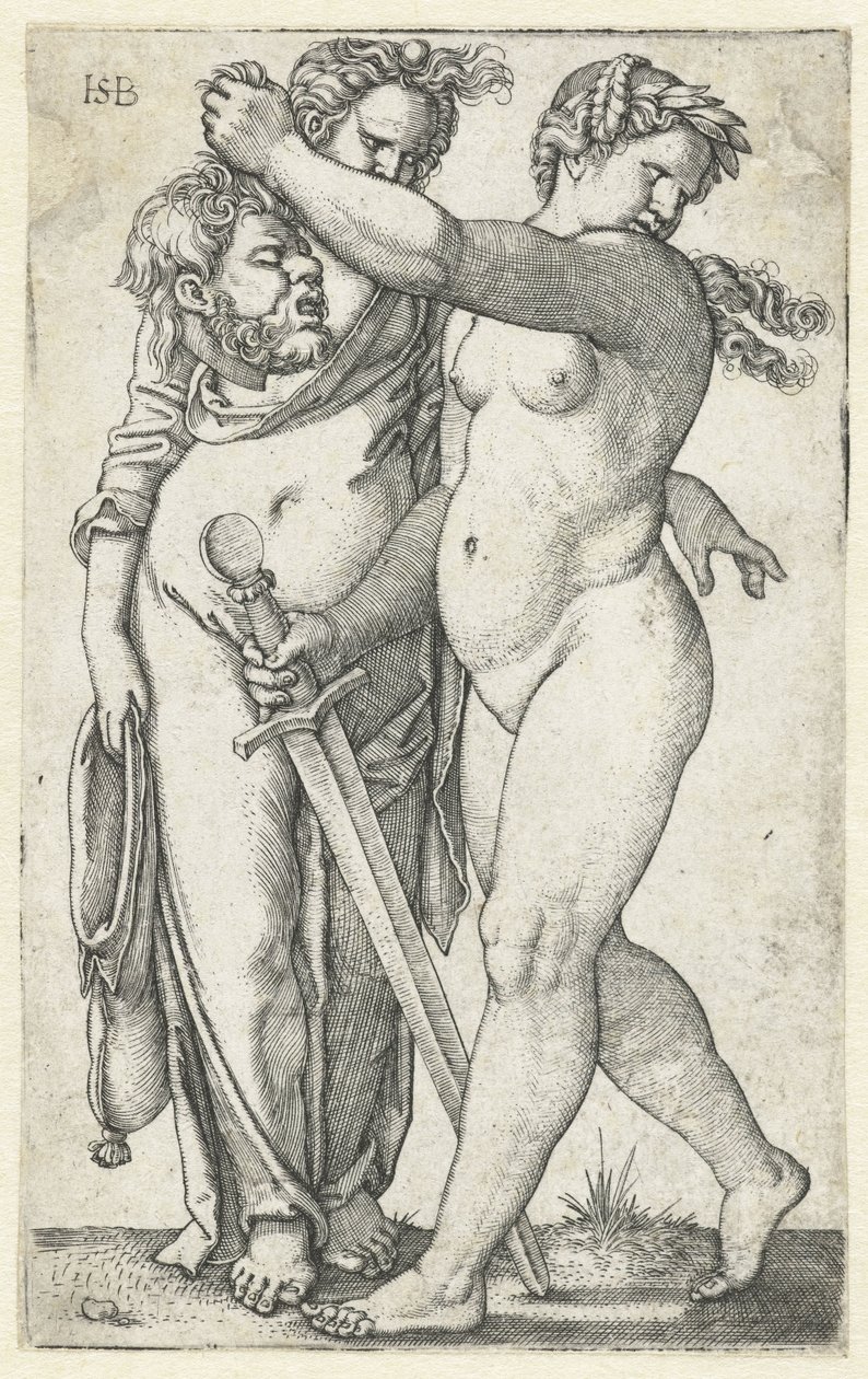 Judith with the Head of Holofernes and Maid by Hans Sebald Beham