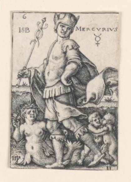Mercury, from The Seven Planets by Hans Sebald Beham