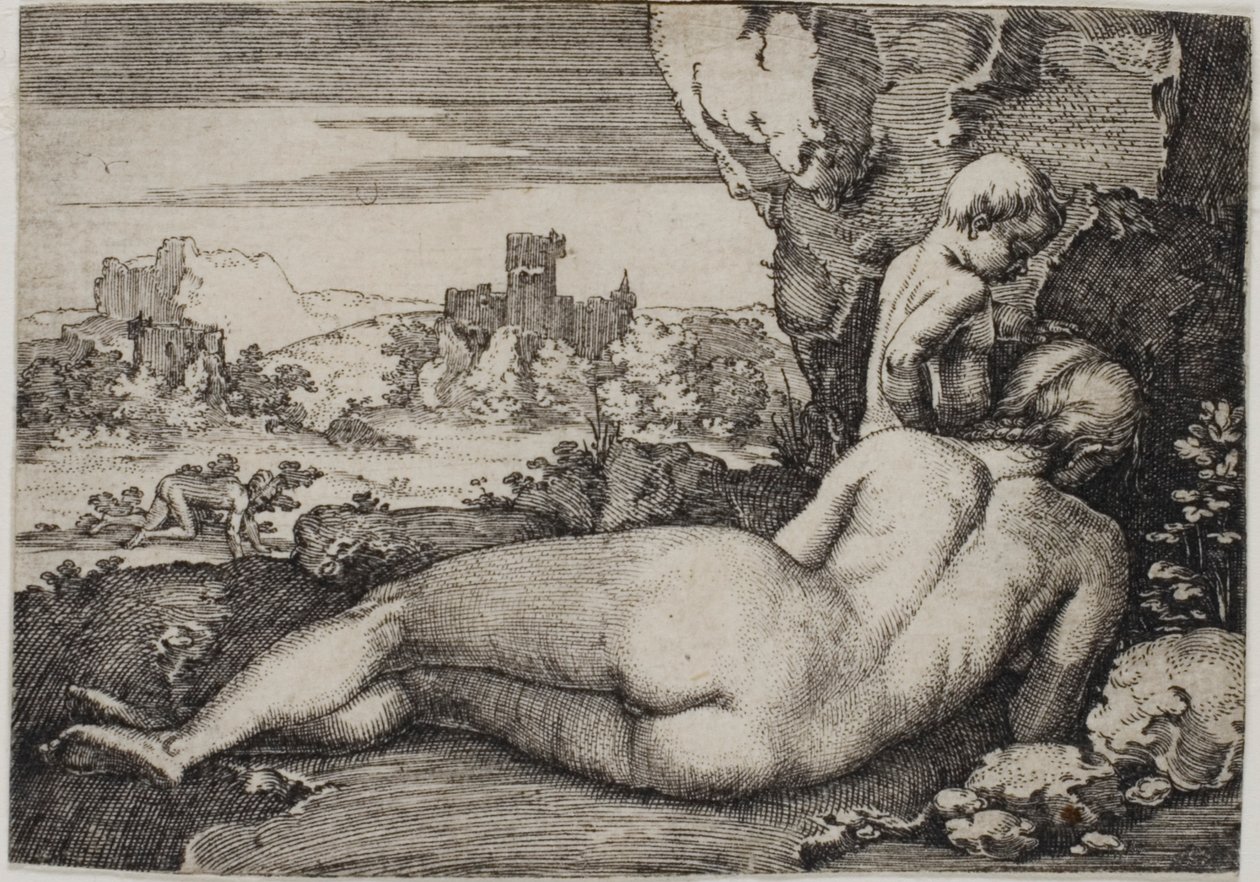 Penance of St. John Chrysostom by Hans Sebald Beham