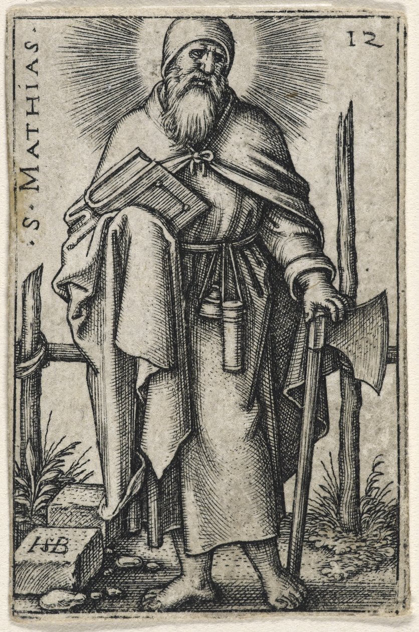 Saint Mathias by Hans Sebald Beham