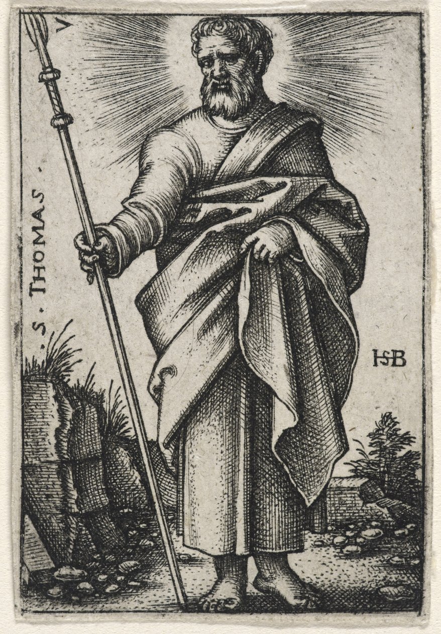 Saint Thomas, 1541-46 by Hans Sebald Beham