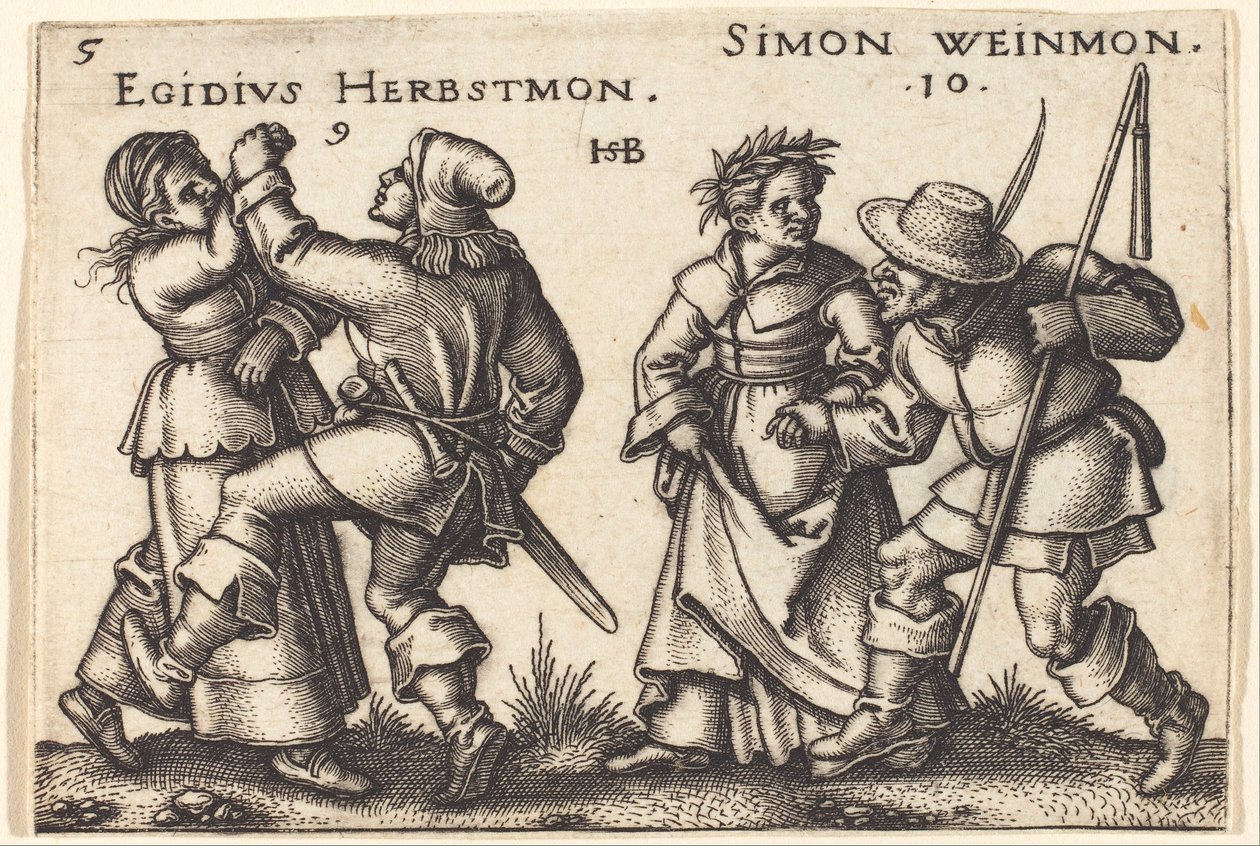 September and October by Hans Sebald Beham