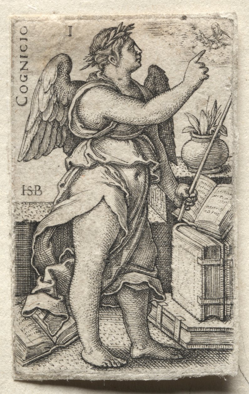 The Knowledge of God and the Seven Cardinal Virtues: Knowledge of God - Cognicio by Hans Sebald Beham