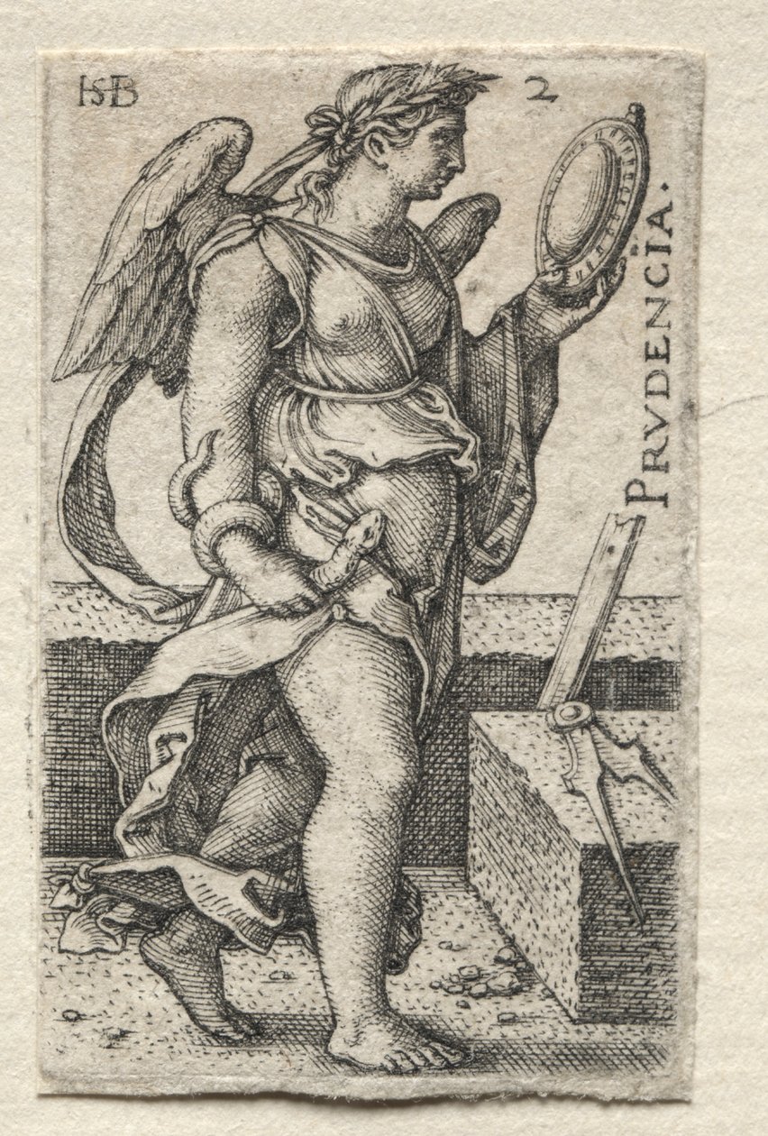 The Knowledge of God and the Seven Cardinal Virtues: Prudence by Hans Sebald Beham
