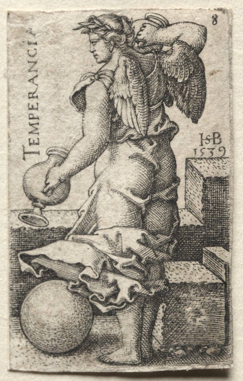 The Knowledge of God and the Seven Cardinal Virtues: Temperance by Hans Sebald Beham