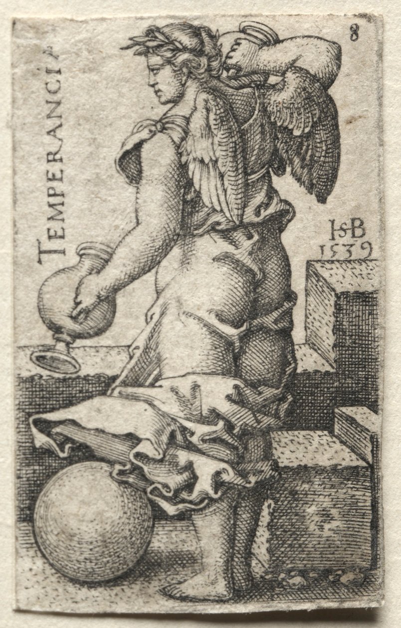 The Knowledge of God and the Seven Cardinal Virtues: Temperance by Hans Sebald Beham