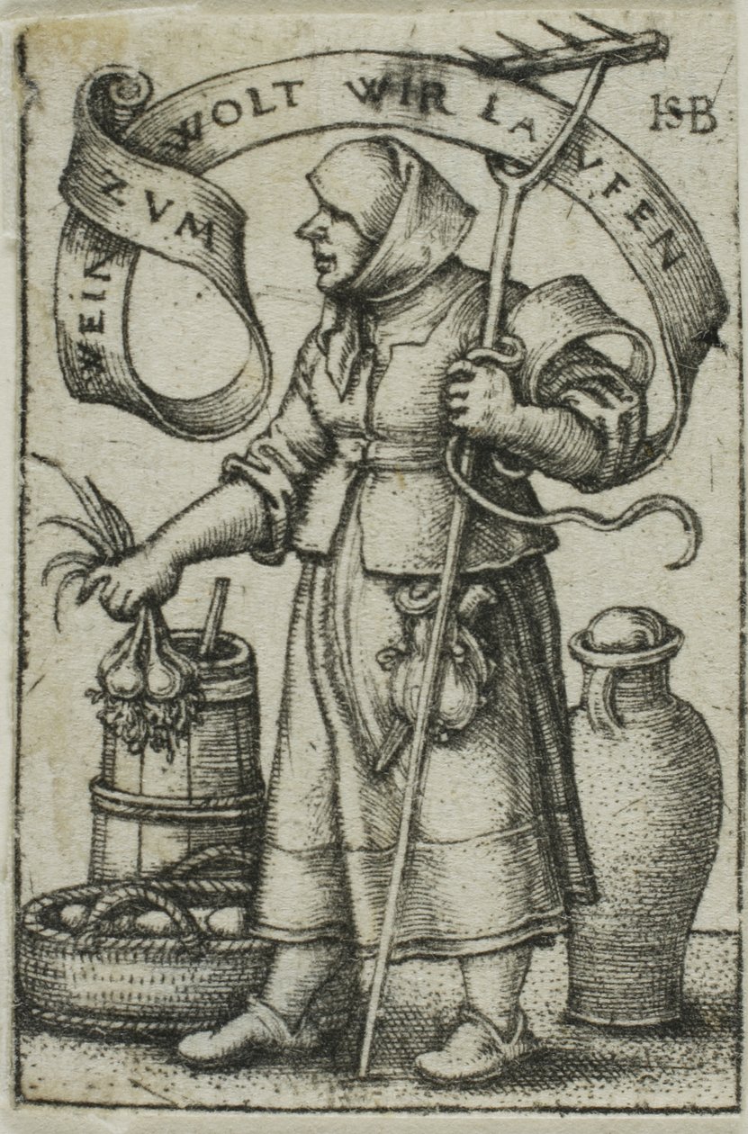 The Market-Woman by Hans Sebald Beham