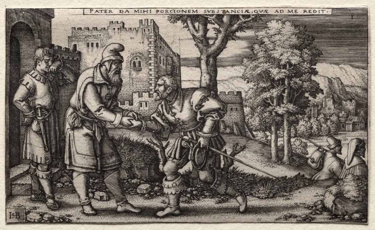The Prodigal Son by Hans Sebald Beham