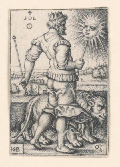 The Sun, from The Seven Planets by Hans Sebald Beham