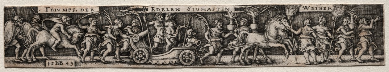 The Triumph of Women by Hans Sebald Beham