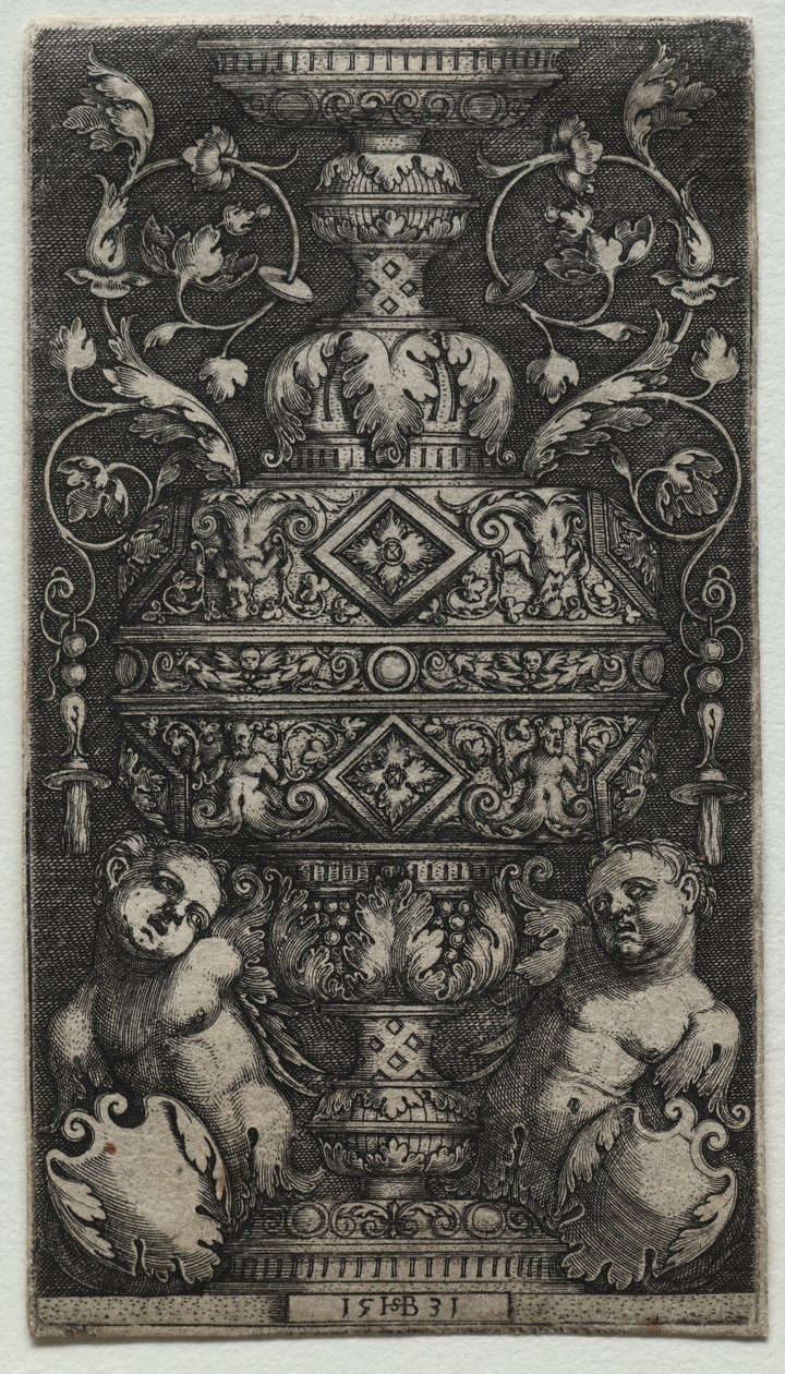 Vase Ornate with Children, 1531 by Hans Sebald Beham