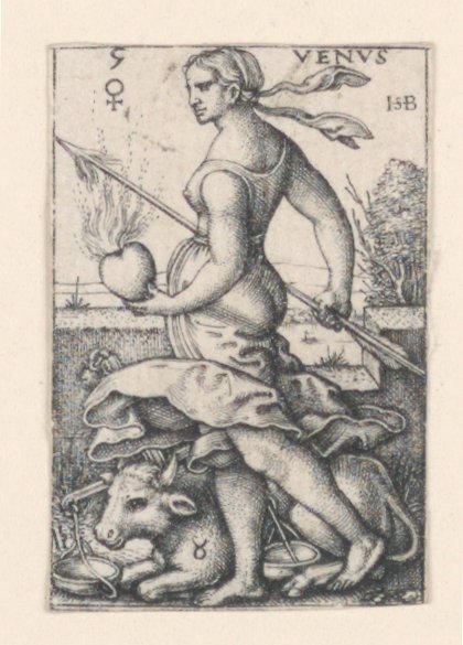 Venus, from The Seven Planets by Hans Sebald Beham