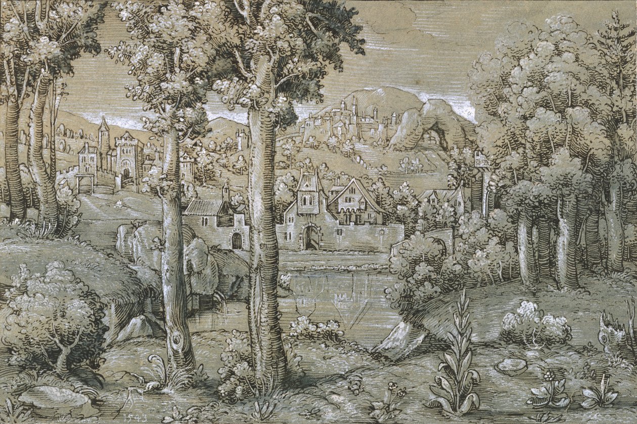 Imaginary Landscape by Hans Sebald Lautensack