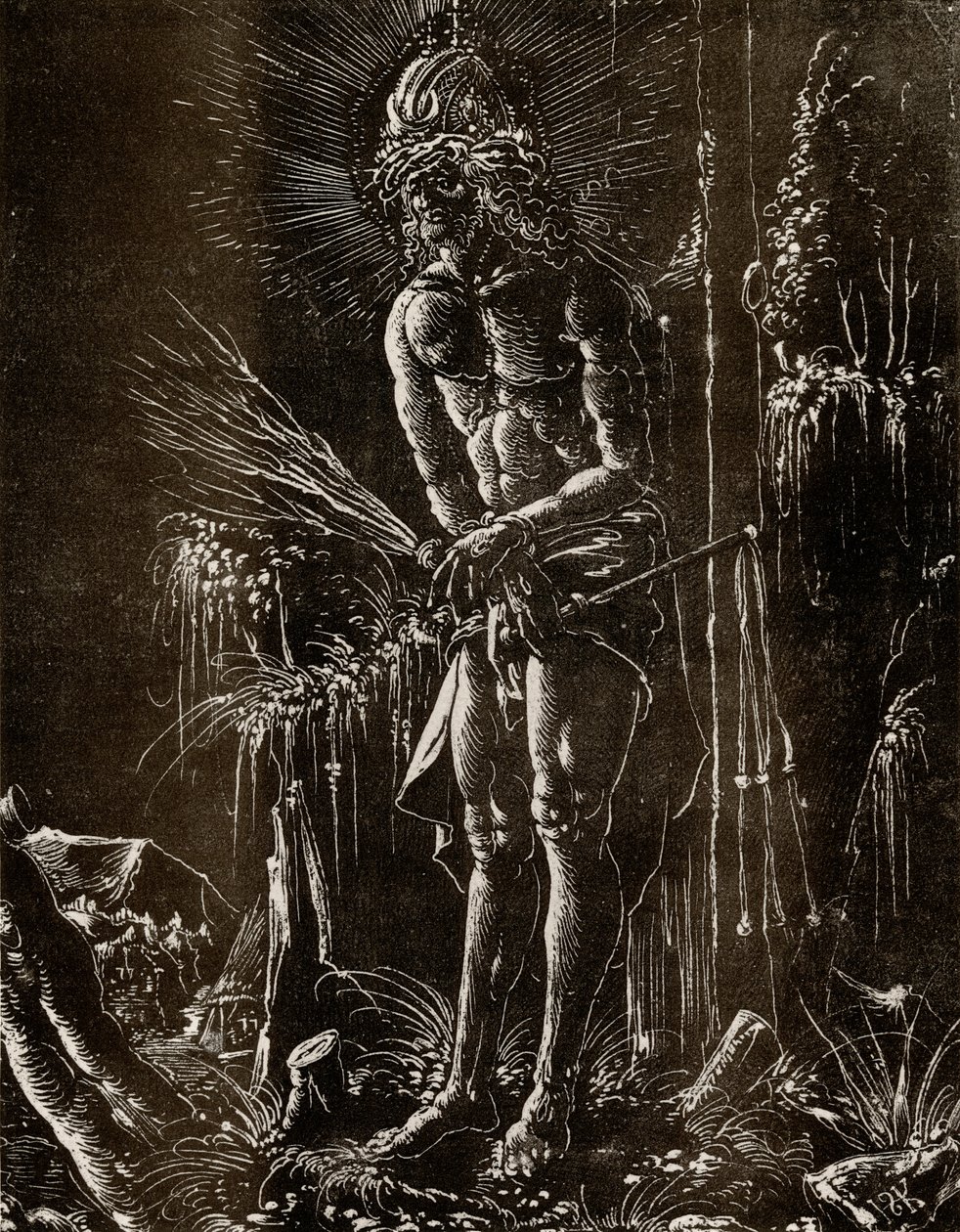Christ as Man of Sorrows by Hans Springinklee