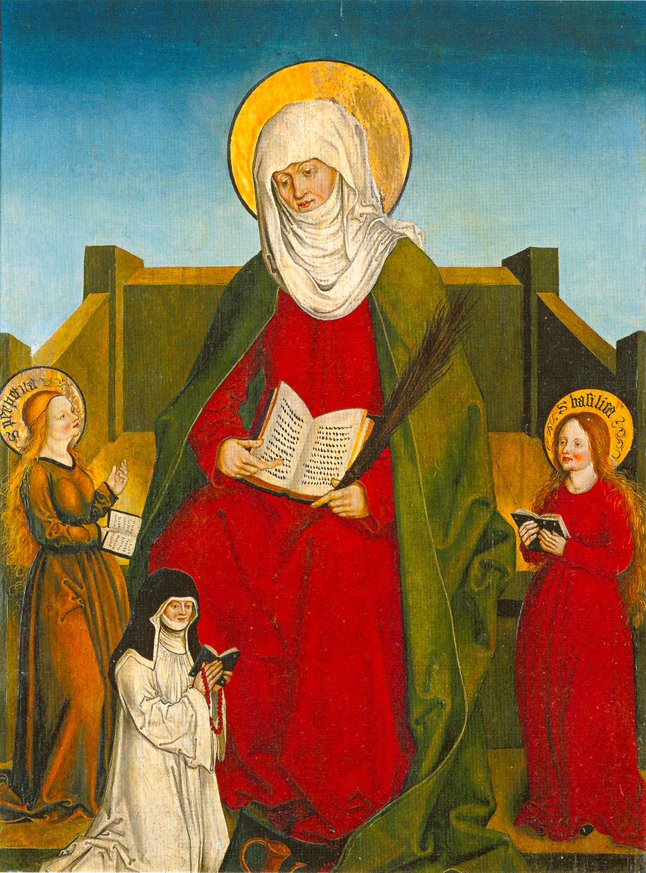 Saint Monica - Inzigkofen Altar by Hans und Jakob Strüb