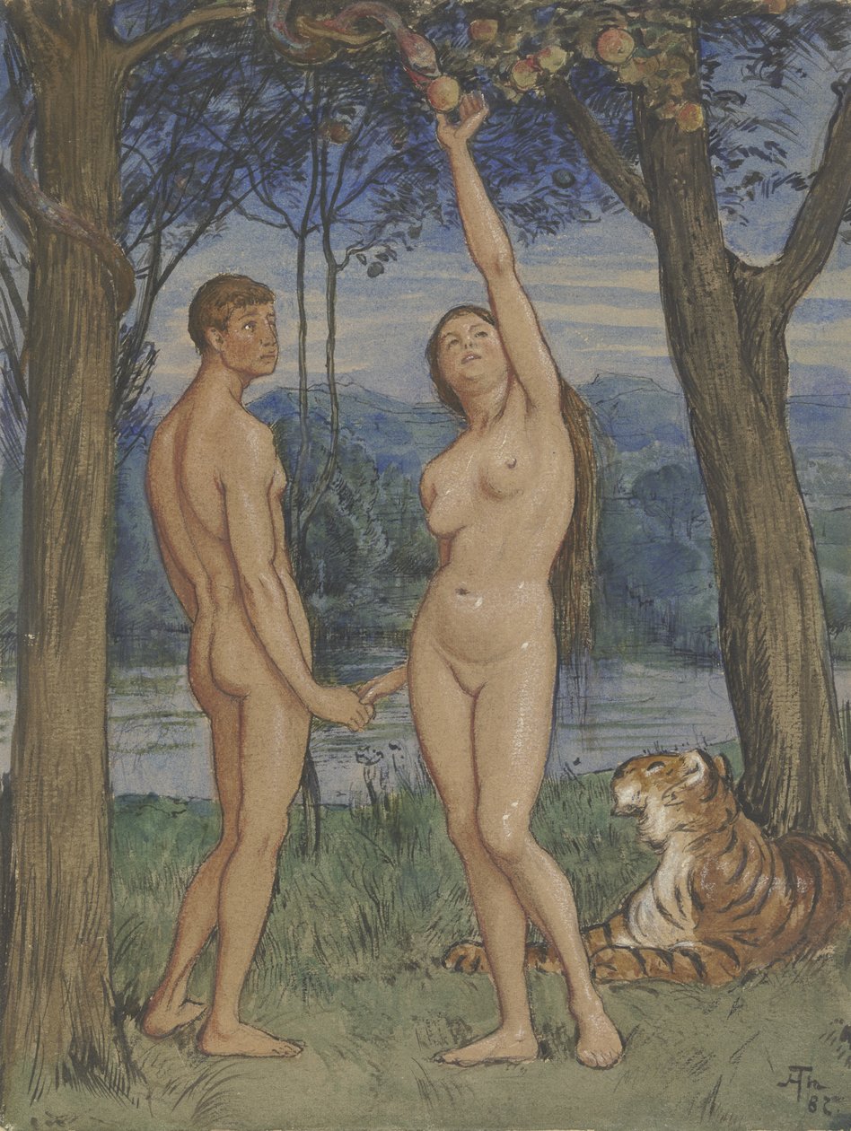 Adam and Eve by Hans Thoma