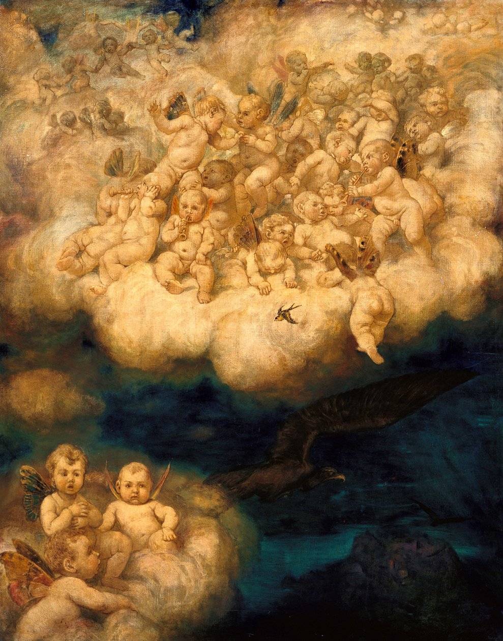 Angel Cloud by Hans Thoma