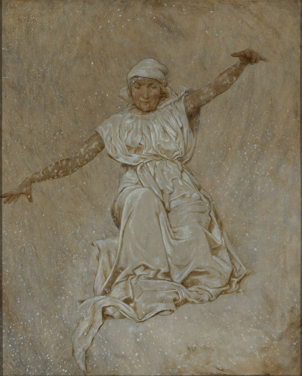 February (Mother Hulda) by Hans Thoma
