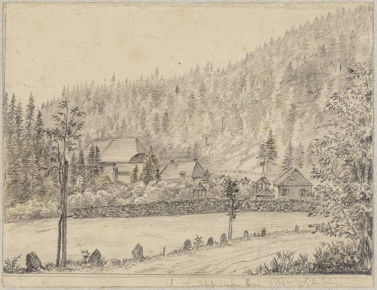 Hammer Mill near St. Blasien by Hans Thoma