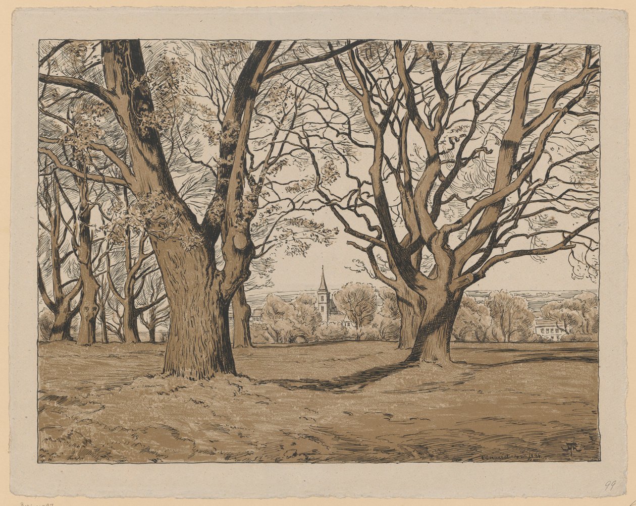 Landscape from the Vicinity of Obersursel by Hans Thoma