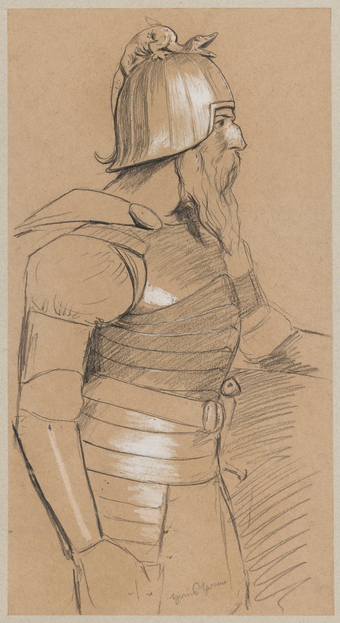 Costume Design for Hagen by Hans Thoma