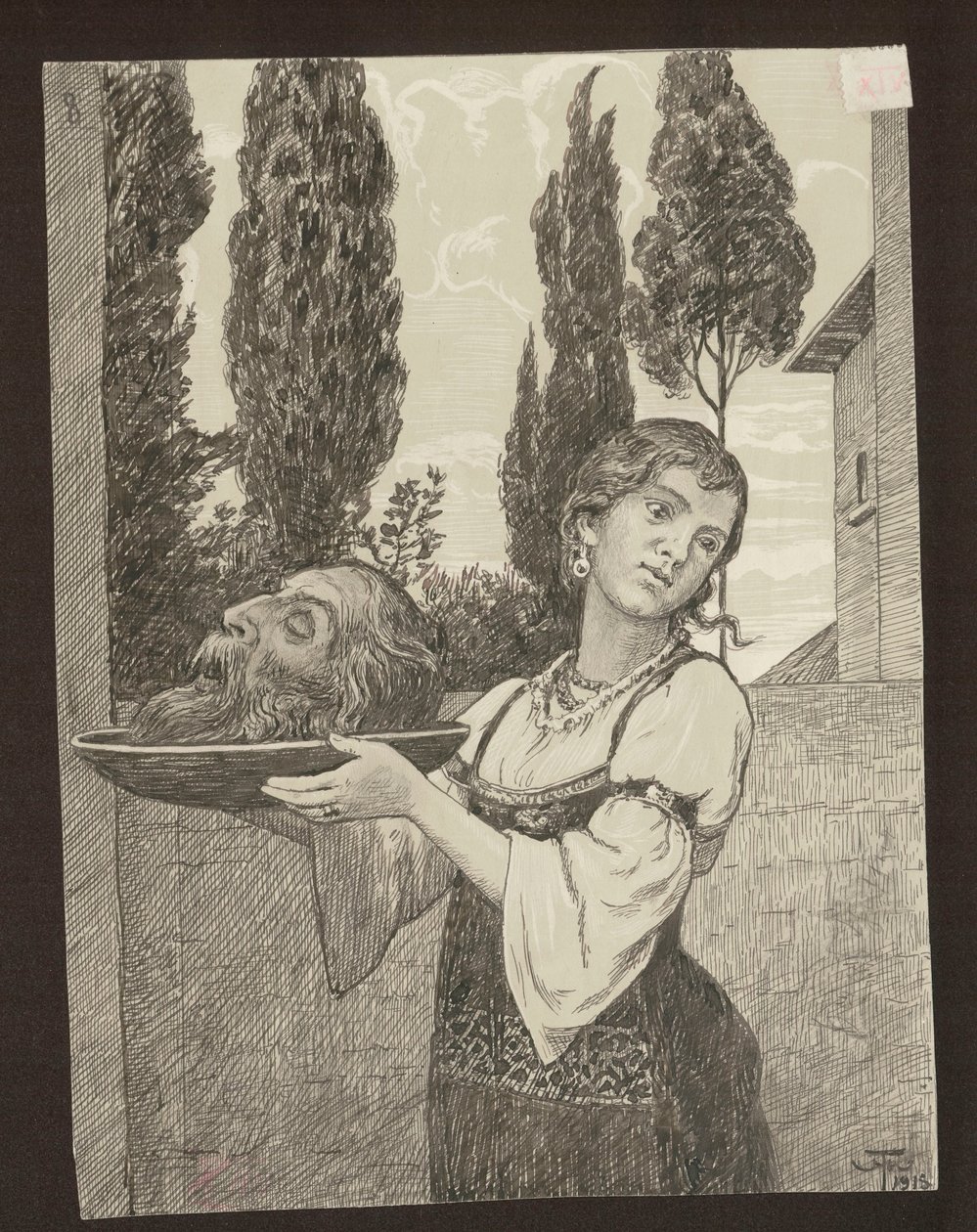 Salome with the Head of St. John the Baptist by Hans Thoma