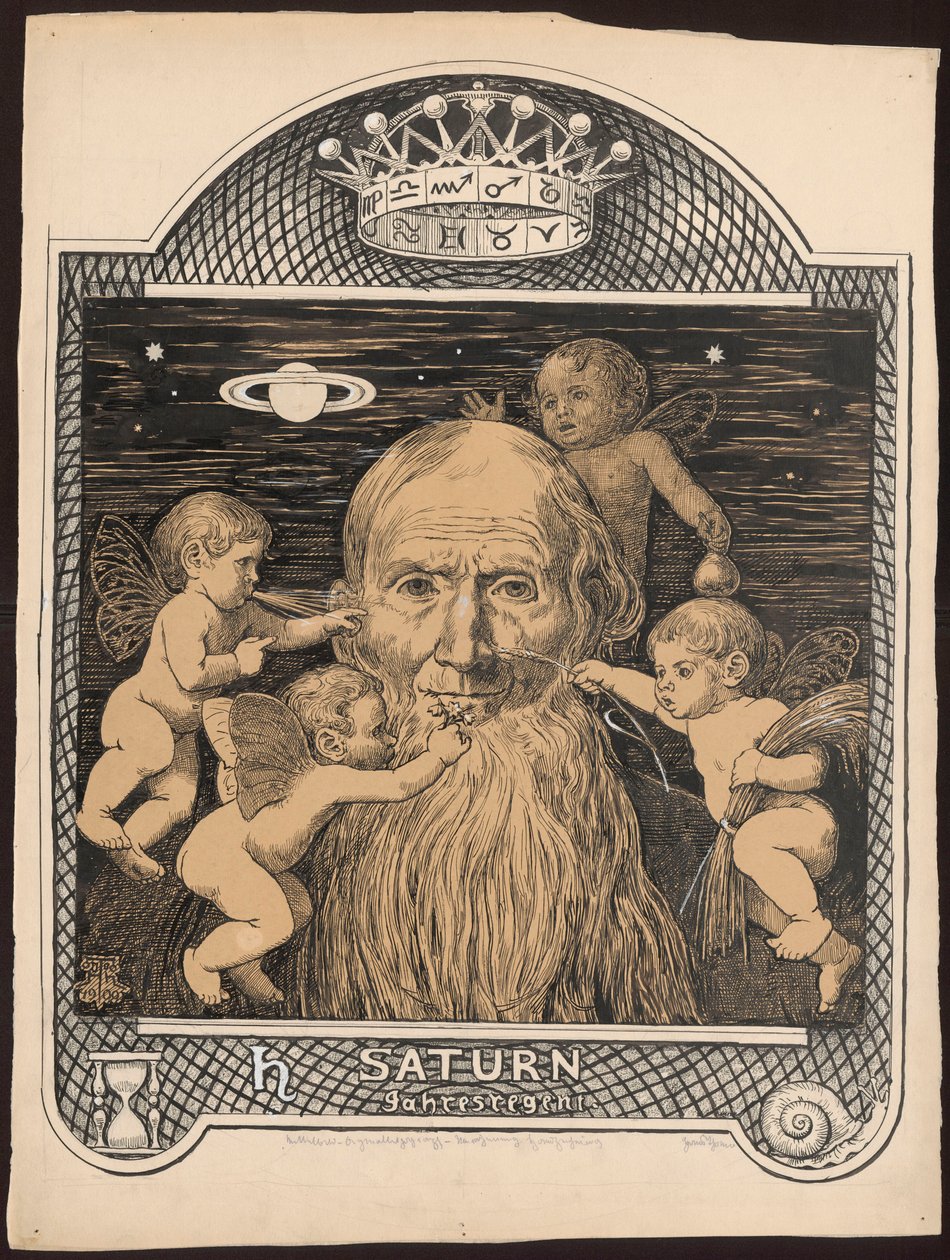 Saturn by Hans Thoma