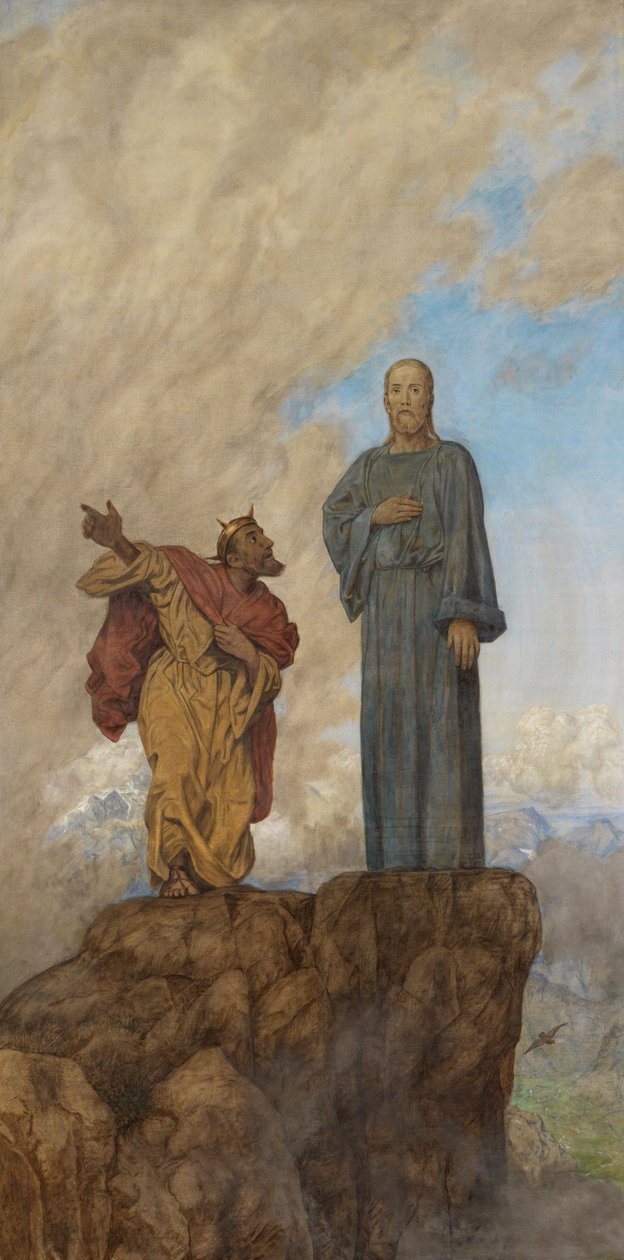 Temptation of Christ by Hans Thoma
