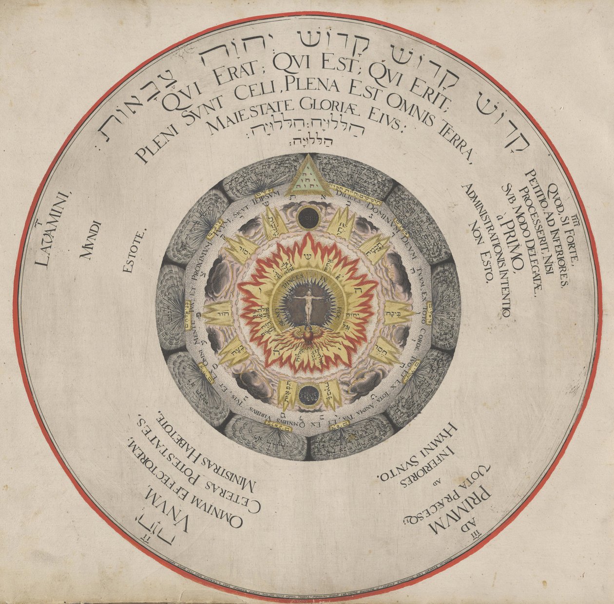 Illustration from the Book Amphitheatrum Sapientiae Aeternae by H. Khunrath by Hans Vredeman de Vries
