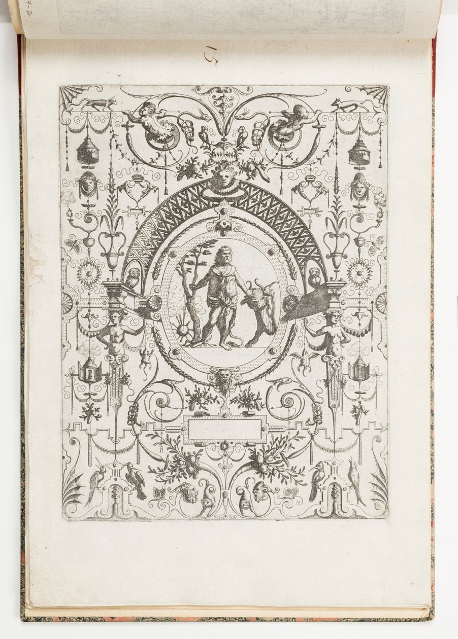 Plate 15, from Various Grotesques by Hans Vredeman de Vries