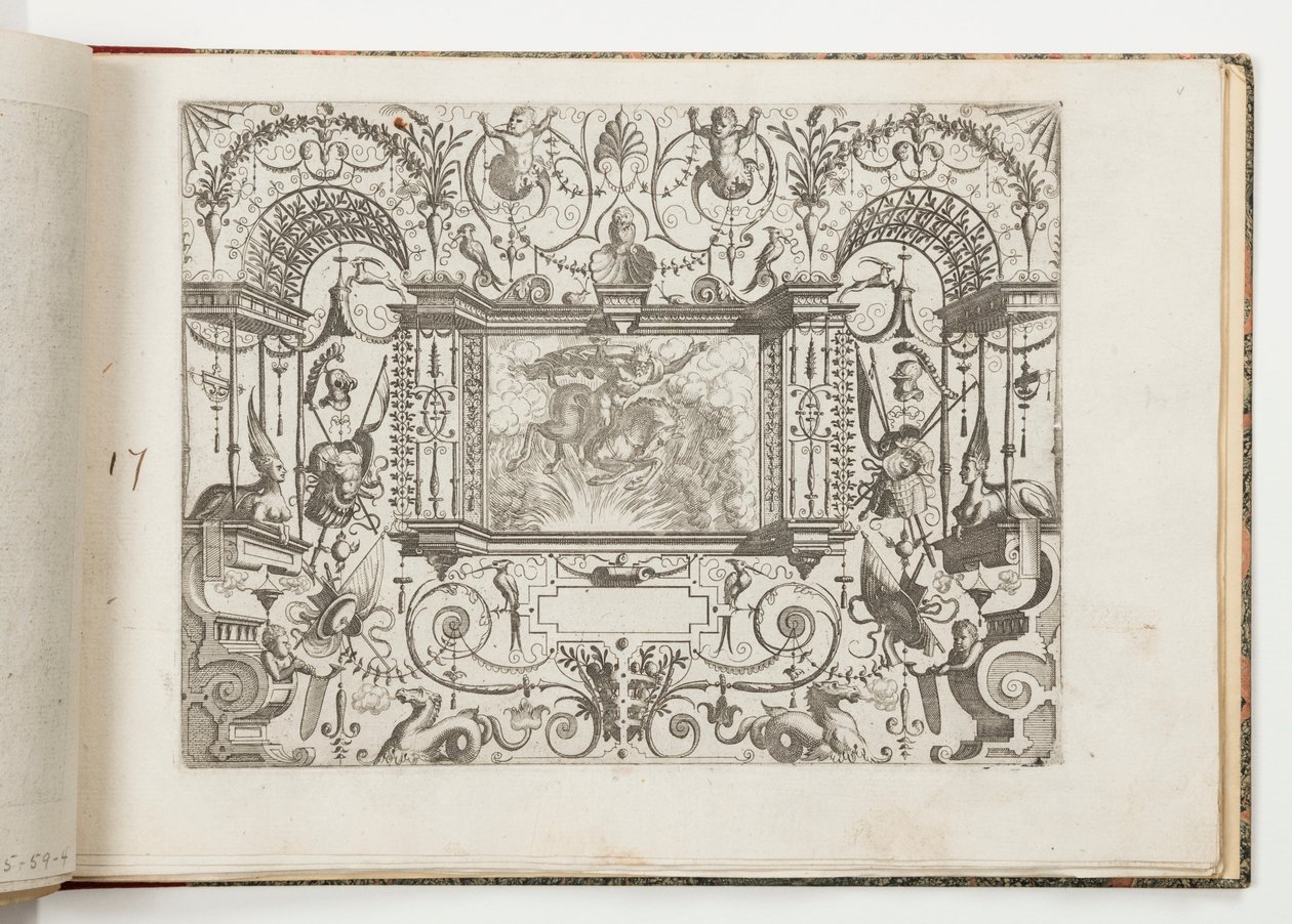 Plate 17, from Various Grotesques by Hans Vredeman de Vries