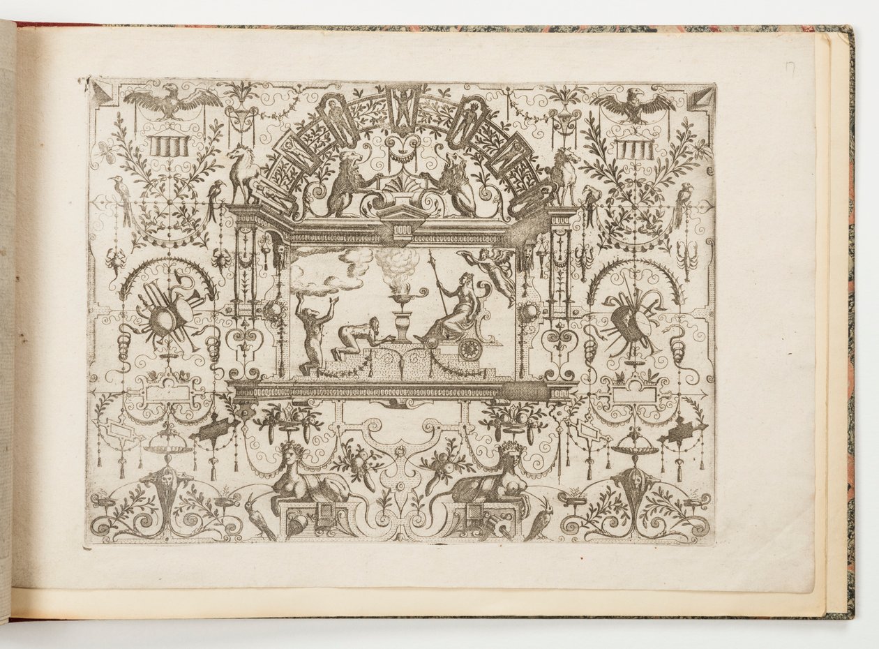 Plate, from Grotesque: in Various Manners by Hans Vredeman de Vries