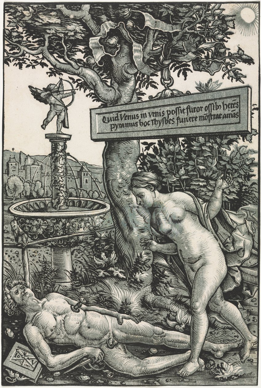Pyramus and Thisbe by Hans Wechtlin
