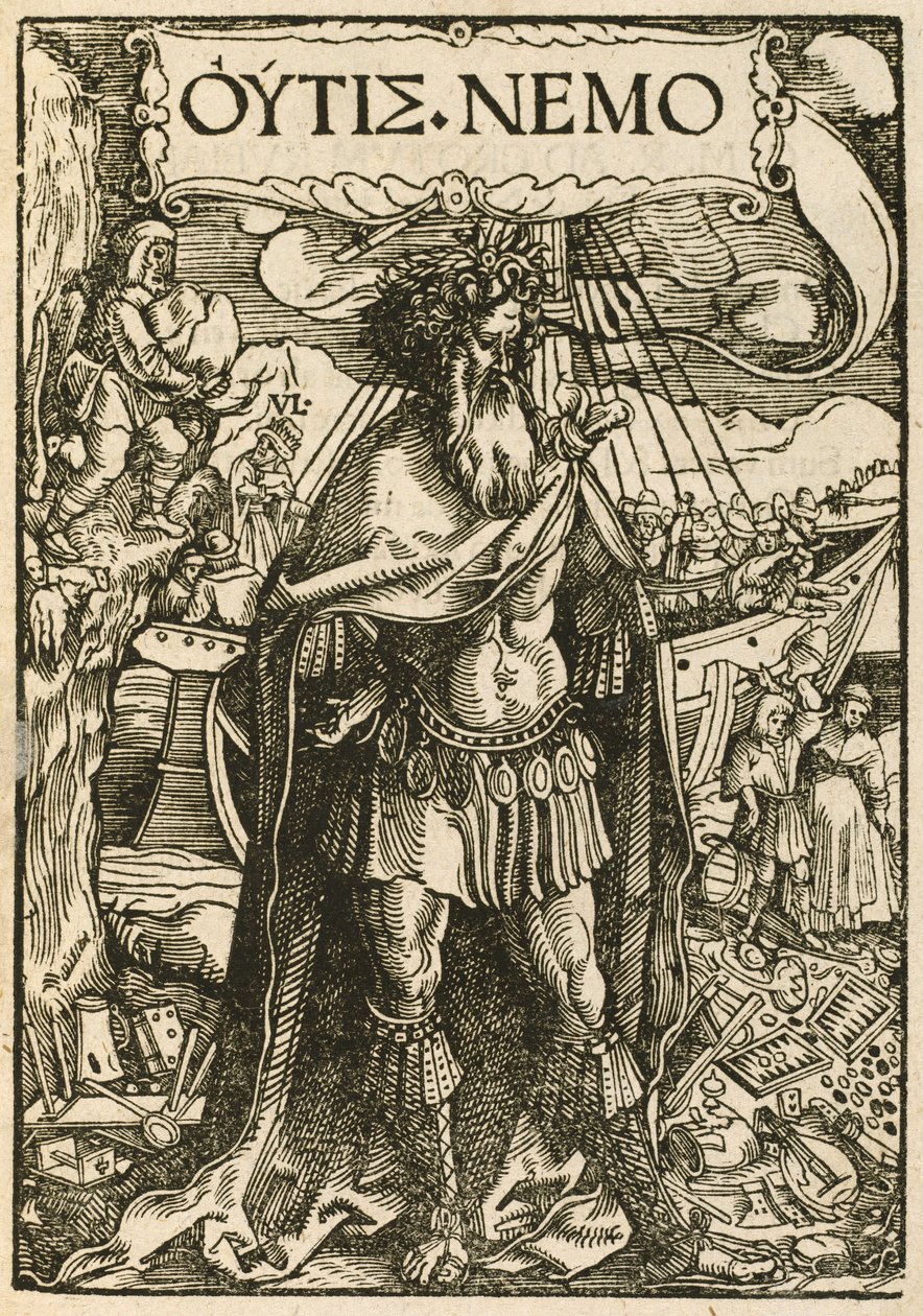 OUTIS NEMO by Hans Weiditz, II and Ulrich von Hutten