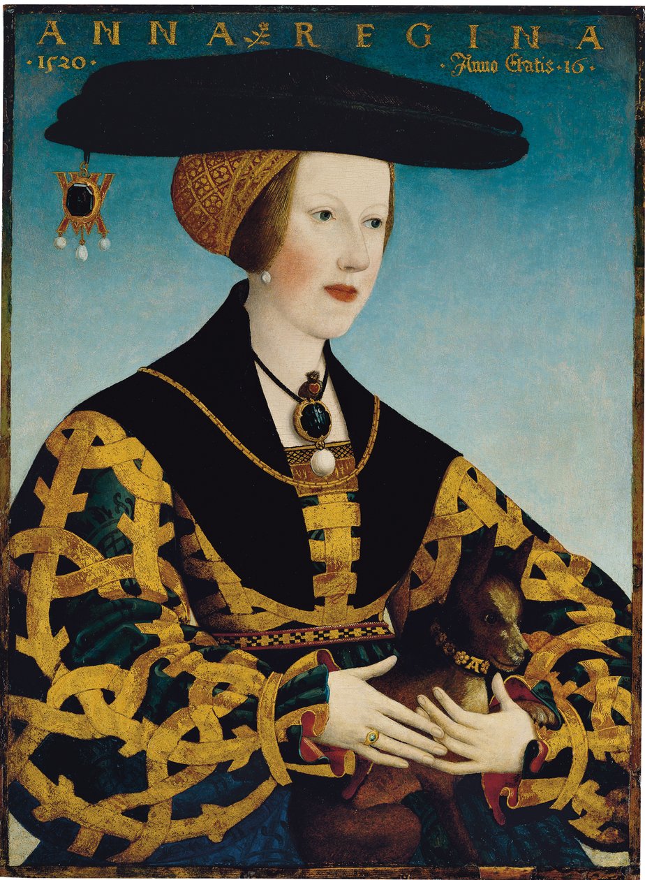 Portrait of Queen Anne of Hungary by Hans or Johan Maler