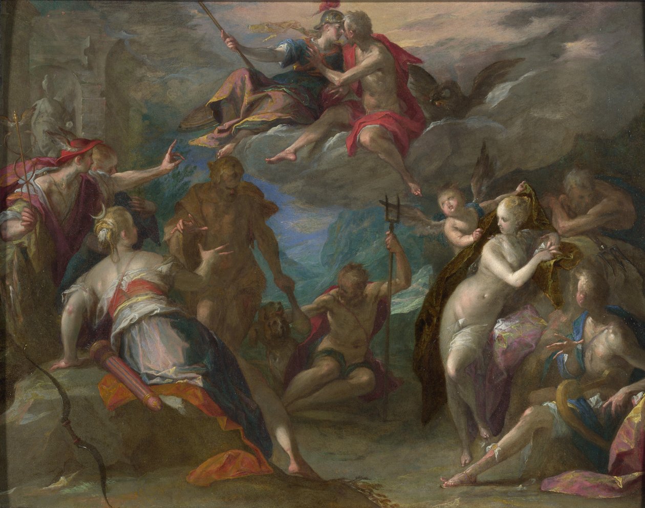 The Amazement of the Gods, 1590s by Hans von Aachen