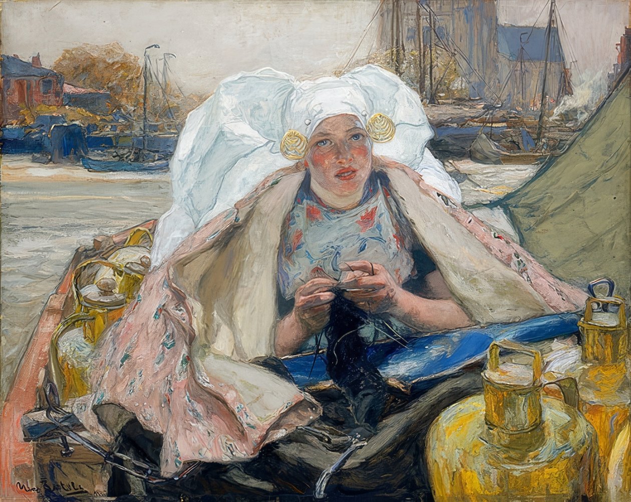 The Milkmaid of Dordrecht by Hans von Bartels