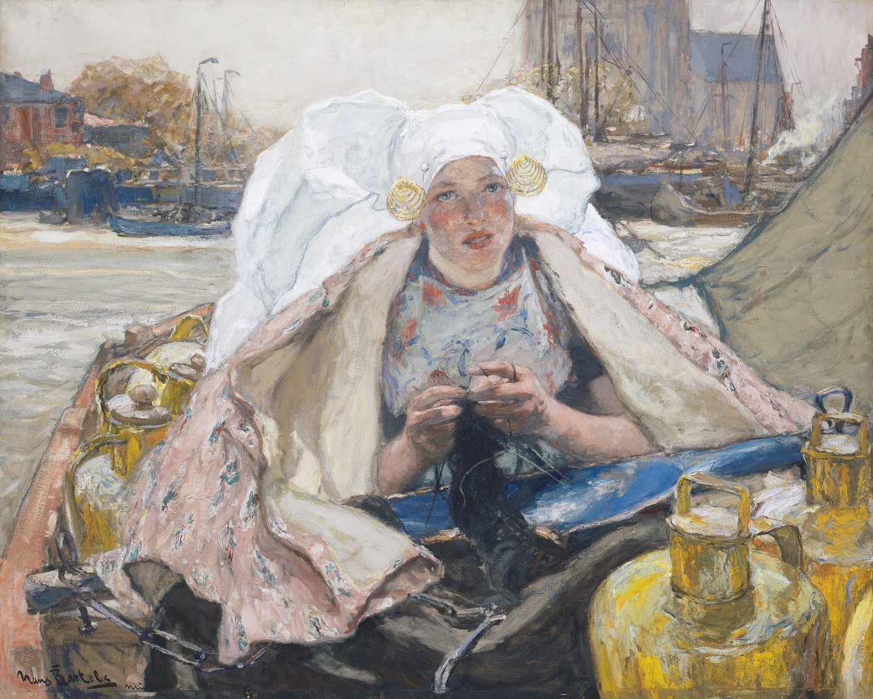 The Milkmaid of Dordrecht by Hans von Bartels