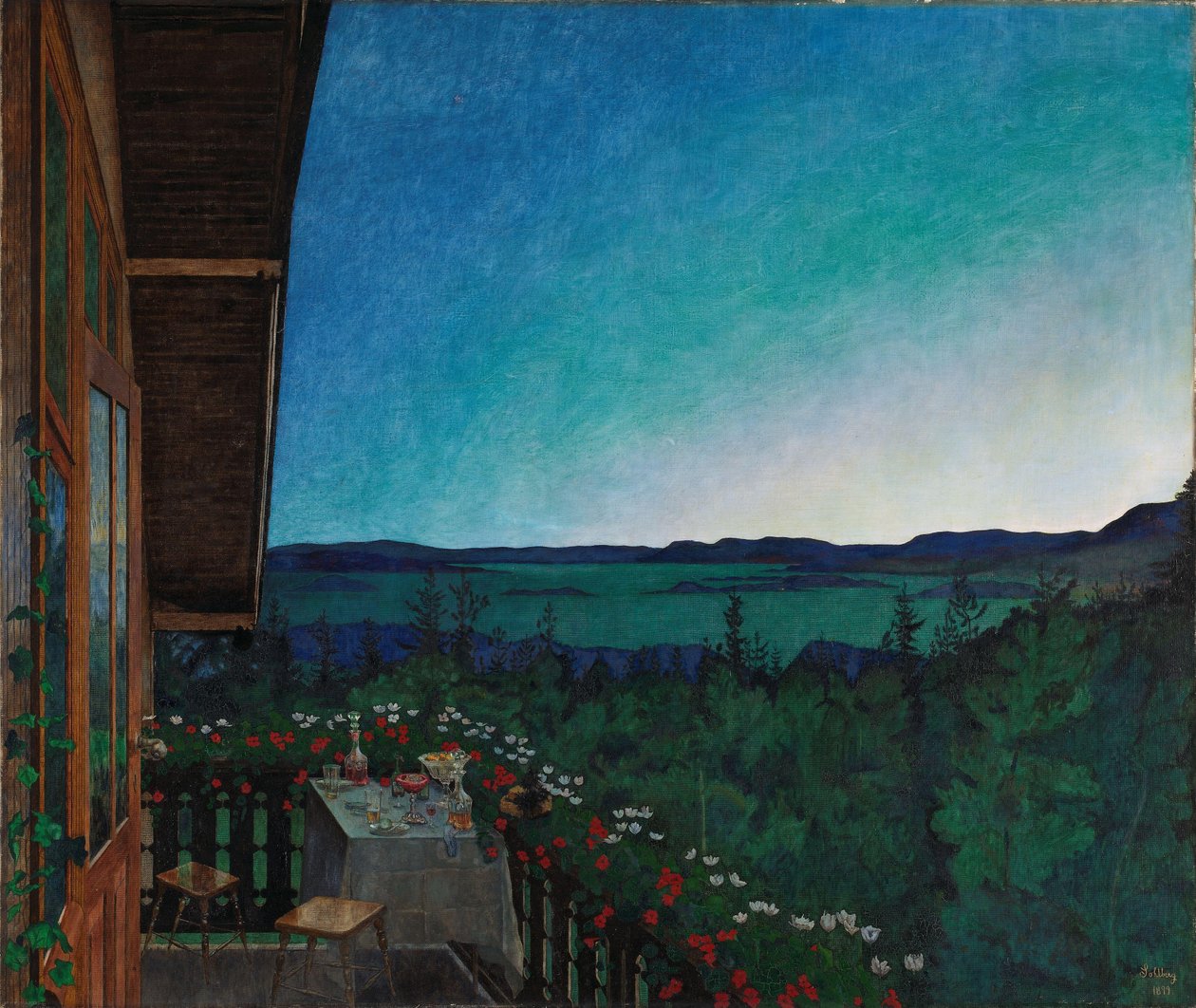 Summer Night, 1899 by Harald Oscar Sohlberg