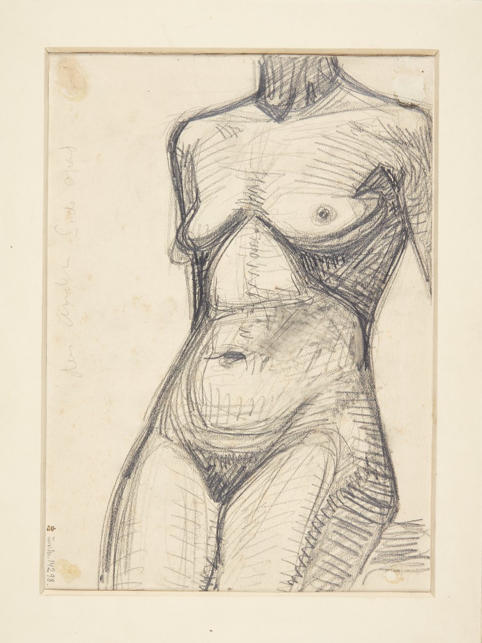Torso of Female Model by Harald Giersing