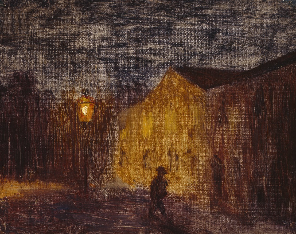 The Lantern (Lamp) 1894 by Harald Oscar Sohlberg